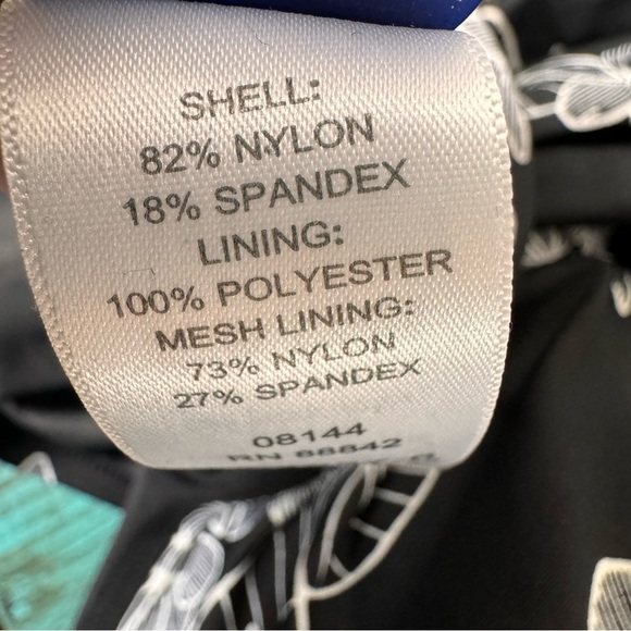 Swimsuits for All Black Floral Swimsuit Size 26 - Picture 10 of 11